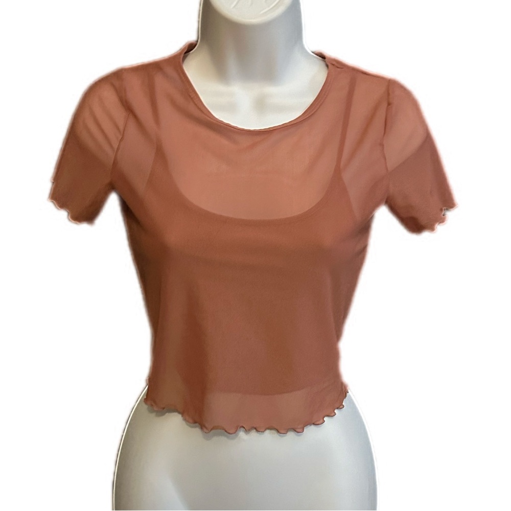 Hollister Mesh Shirt‎ w/tank top attached